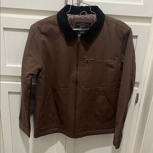 Barn Jacket /  Brown W/ Black Corduroy Collar.